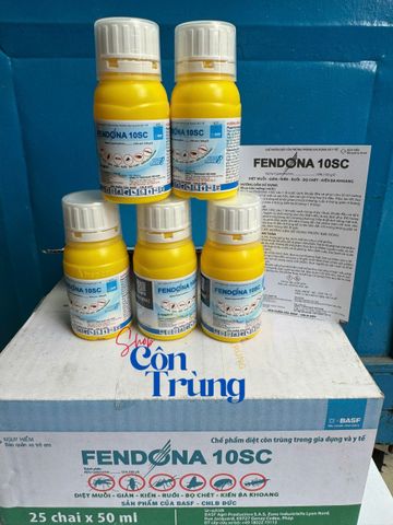 Thuốc Diệt Côn Trùng Fendona 50ml - Phun Mũi, Kiến, Gián, Thân Thiện Môi Trường, Hàng Chính Hãng Chính Hãng