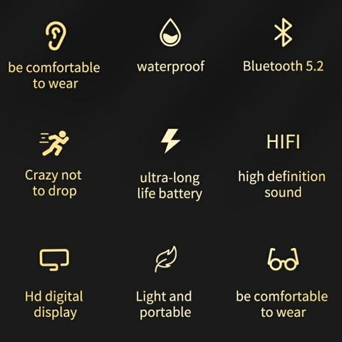 Tai Nghe Bluetooth 5.2 TWS TG04 Nhét Tai Không Dây Chống Nước, Chống Ồn, Dung Lượng Pin Lớn, Thiết Kế Thể Thao, Âm Thanh Chất Lượng Cao