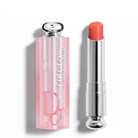 Son Dưỡng Dior Addict Lip Glow 017 Ultra Coral 3.2g - Tăng Cường Ẩm Môi, Màu Hồng Cam Tự Nhiên, Phụ Kiện Làm Đẹp Sang Trọng