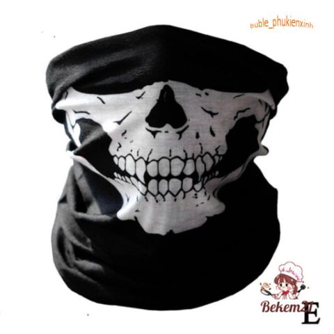 Mặt Nạ Halloween Bộ Xương Ma Ám Kèm Găng Tay Xương - Phụ Kiện Tiệc Hóa Trang Độc Đáo, Phù Hợp Cho Dịp Halloween