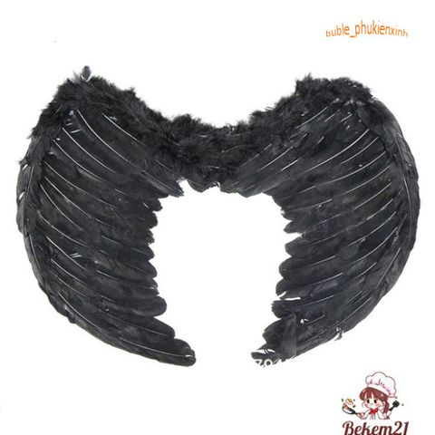 Cánh Thiên Thần Cosplay Trắng/Đen/Đỏ - Phụ Kiện Hóa Trang Halloween Cho Trẻ Em và Người Lớn, Tiệc Tùng, Lễ Hội