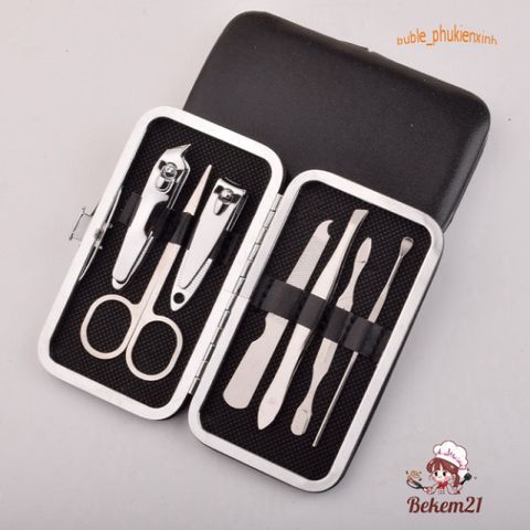 Bộ Dụng Cụ Làm Móng Tay Chân 7 Món Thép Không Gỉ - Tiện Lợi, Sang Trọng, Chăm Sóc Sắc Đẹp Tại Nhà