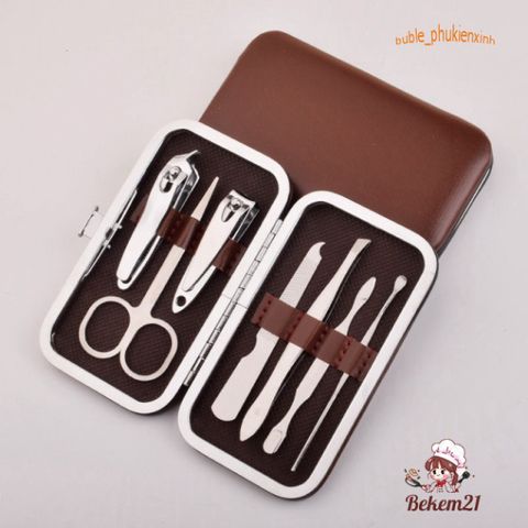 Bộ Dụng Cụ Làm Móng Tay Chân 7 Món Thép Không Gỉ - Tiện Lợi, Sang Trọng, Chăm Sóc Sắc Đẹp Tại Nhà