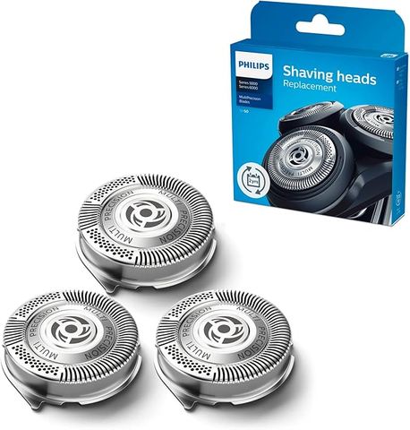 Đầu Cạo Râu Thay Thế Philips SH50/50 - Bộ 3 Đầu Cạo Tương Thích Máy Cạo Râu Philips 5000 Series