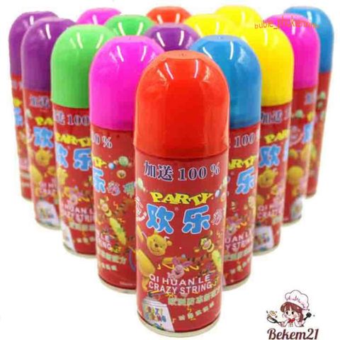 Bình Xịt Tạo Tuyết Tan Chảy - Phụ Kiện Trang Trí Sinh Nhật và Không Gian Nghệ Thuật - Độc Đáo và Sáng Tạo