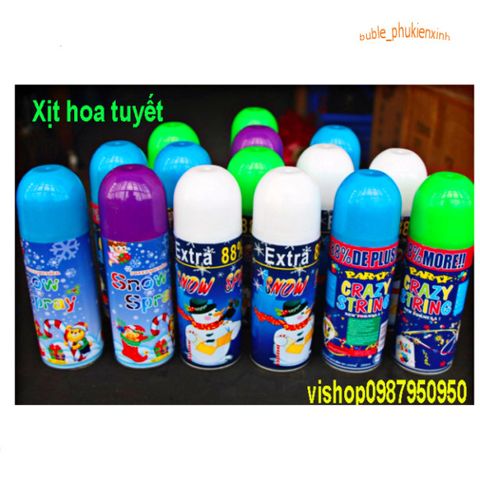 Bình Xịt Tạo Tuyết Tan Chảy - Phụ Kiện Trang Trí Sinh Nhật và Không Gian Nghệ Thuật - Độc Đáo và Sáng Tạo