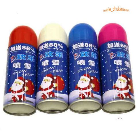 Bình Xịt Bọt Tuyết Trắng Cho Tiệc Sinh Nhật - Sản Phẩm Thể Thao Du Lịch, Chất Liệu Nhôm Chống Trượt, Màu Xanh Nước Biển