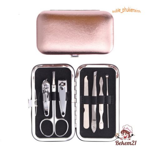 Bộ Dụng Cụ Bấm Móng Tay, Chân 7 Món Chất Lượng Cao - Tiện Ích Chăm Sóc Cá Nhân An Toàn và Sang Trọng