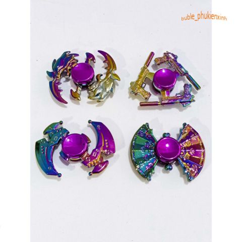 Spinner Kim Loại Gradient G21-40 - Fidget Spinner 2 Cánh Giải Tỏa Căng Thẳng, Thiết Kế Sang Trọng, Chất Liệu Thép Không Gỉ