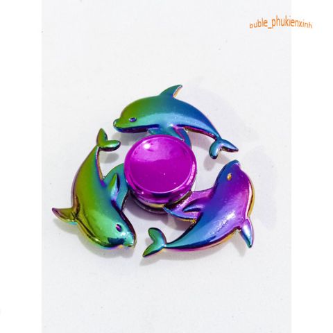Spinner Kim Loại Gradient G21-40 - Fidget Spinner 2 Cánh Giải Tỏa Căng Thẳng, Thiết Kế Sang Trọng, Chất Liệu Thép Không Gỉ