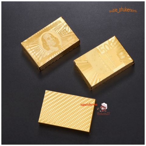 Bộ Bài Tây Cao Cấp Mạ Vàng 24K - Sang Trọng và Độc Đáo, Quà Tặng Ý Nghĩa Dành Cho Bạn Bè và Người Thân