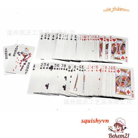 Bộ Bài Tây 52 Lá Sang Trọng Chống Gãy và Chống Nước - Mạ Vàng 100 Đô La - Quà Tặng Độc Đáo cho Dịp Tết và Bạn Bè