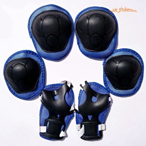 Bộ Bảo Hộ Trượt Patin Cho Bé - Bảo Vệ Đầu Gối, Khủy Tay, Lòng Bàn Tay - An Toàn Khi Chơi Thể Thao, Giá Siêu Rẻ 17k