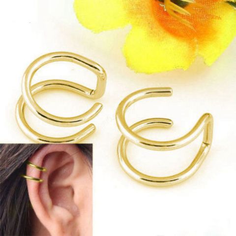 Bộ Khuyên Tai Nam Châm Không Cần Xỏ Màu Bạc Hợp Kim Thời Trang - Phụ Kiện Độc Đáo Cho Phái Mạnh Variou Z7YX