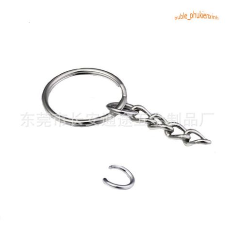 Bộ 10 Móc Khóa Sắt Vòng Đôi Handmade - Chất Liệu Bền Bỉ, Tổ Chức Gọn Gàng, Phụ Kiện DIY Thú Vị