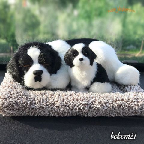 Gấu Bông Cún Đốm Lõi Than Hoạt Tính - Khử Mùi Không Khí Ô Tô, Thú Cưng Trang Trí Xe Hơi Ngộ Nghĩnh