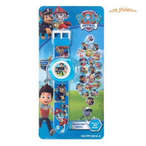 Đồng Hồ 3D Chiếu Hình Nhân Vật Hoạt Hình - Elsa, Kitty, Siêu Nhân, Công Chúa - Đồ Chơi Thú Vị Cho Bé Trai và Bé Gái