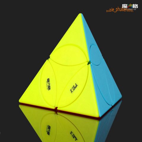 Rubik Tam Giác Pyraminx YJ Petal - Đồ Chơi Trí Tuệ Không Dán Màu Sắc, Phát Triển Tư Duy Cho Trẻ Em