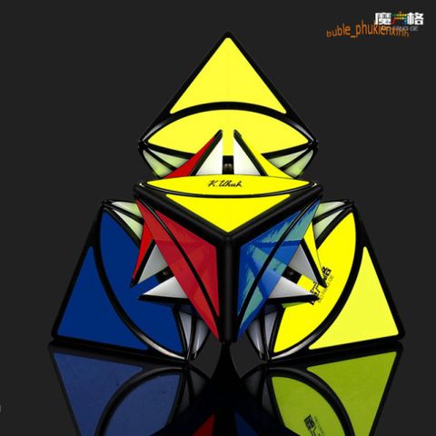 Rubik Tam Giác Pyraminx YJ Petal - Đồ Chơi Trí Tuệ Không Dán Màu Sắc, Phát Triển Tư Duy Cho Trẻ Em