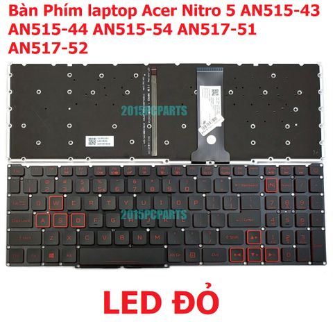 Bàn Phím Laptop Acer Nitro 5 AN515-43/44/54, Phím Có Đèn Nền, Chất Lượng Cao, Thay Thế Chính Hãng, Phù Hợp Với Nhiều Dòng Máy