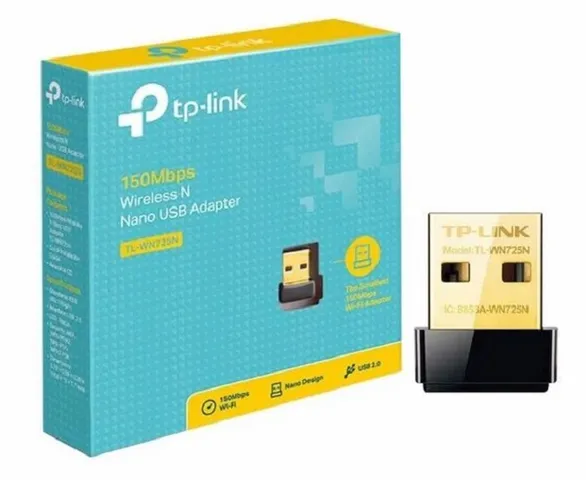 Thiết bị thu sóng Wifi TP-LINK USB TL-WN725N tốc độ 150Mbps - Kết nối mạng nhanh chóng, bảo mật WPA/WPA2, thiết kế gọn nhẹ, chính hãng 24 tháng