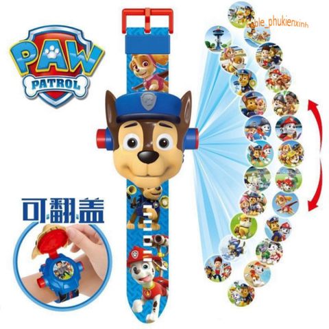 Đồng Hồ Chiếu Hình 3D Nhân Vật Avengers Điện Tử Cho Bé - Siêu Nhân, Elsa, Người Nhện, Quà Tặng An Toàn Thời Trang