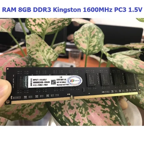 RAM 8GB DDR3 1600MHz Samsung/Kingston PC3 1.5V cho Máy Tính Để Bàn - Bảo Hành 3 Năm 1 Đổi 1