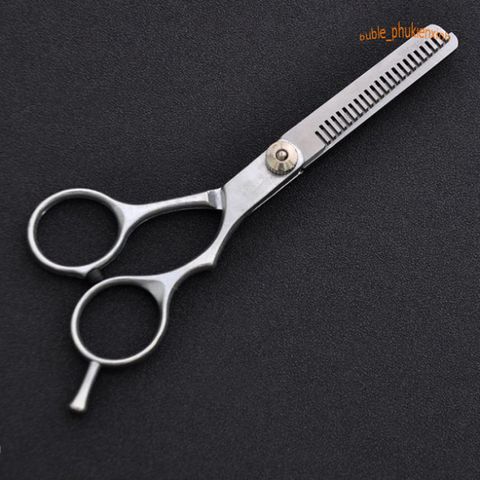 Bộ Kéo Tỉa Tóc Chuyên Nghiệp Không Gỉ - Dụng Cụ Cắt Tóc Salon Cao Cấp, Lưỡi Thẳng 17cm, Hoàn Hảo Cho Mỗi Chuyên Gia Tóc