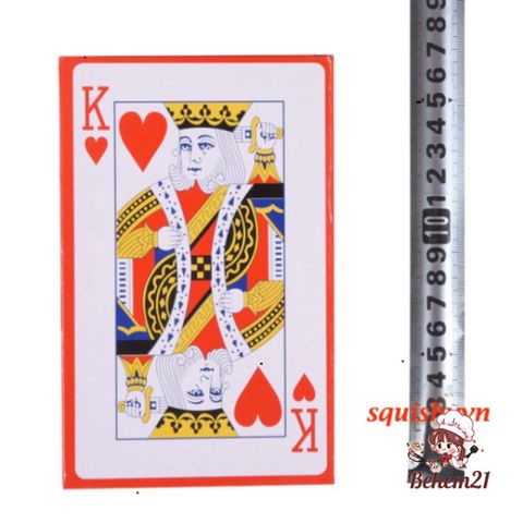 Bộ Bài Tây Khổng Lồ A4 - Bài Poker Kích Thước Lớn Đầy Ấn Tượng, Thích Hợp Biểu Diễn và Giảng Dạy
