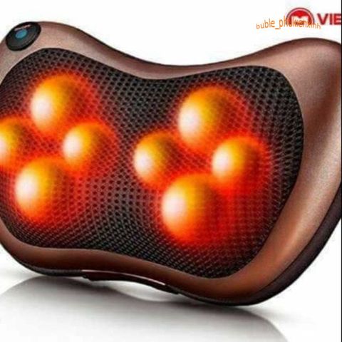 Gối Massage Hồng Ngoại Đa Chức Năng 8 Bi - Giảm Đau Cổ, Vai, Gáy Hiệu Quả, Hỗ Trợ Điều Trị, Bảo Hành 36 Tháng