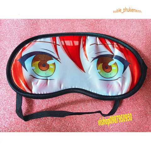 Miếng Bịt Mắt Ngủ Hoạt Hình Anime Manga Chất Liệu Lụa Cao Cấp - Giúp Thư Giãn Tuyệt Vời Khi Du Lịch