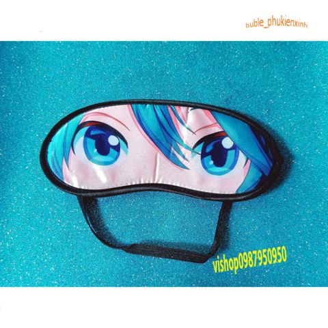 Miếng Bịt Mắt Ngủ Hoạt Hình Anime Manga Chất Liệu Lụa Cao Cấp - Giúp Thư Giãn Tuyệt Vời Khi Du Lịch