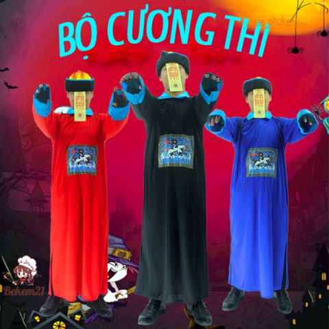 Bộ Trang Phục Halloween - Cương Thi, Pháp Sư & Hắc Bạch Vô Thường Cho Người Lớn - Đồ Hóa Trang Hấp Dẫn