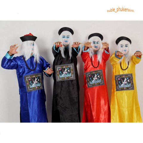 Bộ Trang Phục Halloween - Cương Thi, Pháp Sư & Hắc Bạch Vô Thường Cho Người Lớn - Đồ Hóa Trang Hấp Dẫn