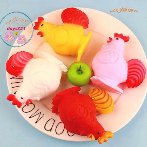 Đồ Chơi Bóp Mềm Hình Chú Gà Trống Squishy - Giảm Căng Thẳng, Thư Giãn Cho Trẻ Em Và Người Lớn, Quà Tặng Đáng Yêu