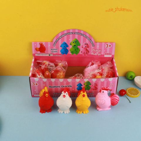 Đồ Chơi Bóp Mềm Hình Chú Gà Trống Squishy - Giảm Căng Thẳng, Thư Giãn Cho Trẻ Em Và Người Lớn, Quà Tặng Đáng Yêu
