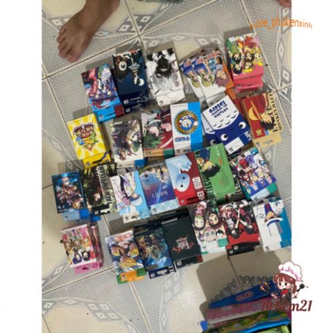 Bộ Bài Poker Hoạt Hình Dễ Thương 52 Lá - Quà Tặng Cho Học Sinh, Yêu Thích Các Nhân Vật Anime và Game Nổi Tiếng