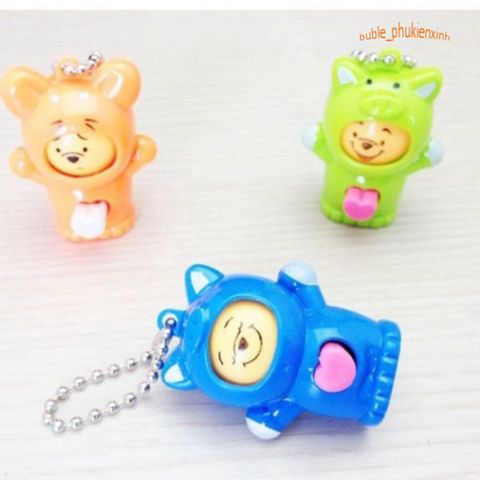 Móc Khóa Chibi Búp Bê Đổi Biểu Cảm - Phụ Kiện Thời Trang Cute với Biểu Cảm Vui Buồn - Quà Tặng Ngọt Ngào Cho Fan Thể Hiện Cảm Xúc