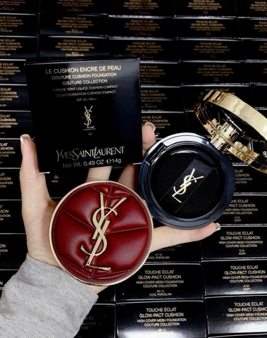Phấn Nước Trang Điểm Yves Saint Laurent YSL Le Cushion Encre De Peau Limited Tone 10 - Độ Che Phủ Hoàn Hảo, Dưỡng Ẩm Tự Nhiên
