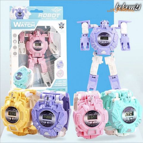 Đồng Hồ Biến Hình Siêu Nhân Lắp Ráp 022A 023A - Đồ Chơi Trẻ Em An Toàn, Thiết Kế Sáng Tạo và Rực Rỡ cho Bé Trai