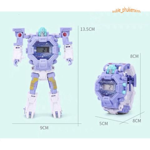 Đồng Hồ Biến Hình Siêu Nhân Lắp Ráp 022A 023A - Đồ Chơi Trẻ Em An Toàn, Thiết Kế Sáng Tạo và Rực Rỡ cho Bé Trai