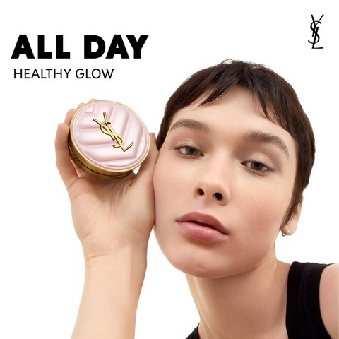 Phấn Nước YSL Touche Éclat Glow Pact B10 Cool Porcelain - Phấn Trang Điểm Cao Cấp SPF50+/PA++++ Chính Hãng, Lớp Nền Hoàn Hảo