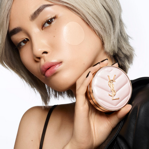 Phấn Nước YSL Touche Éclat Glow Pact B10 Cool Porcelain - Phấn Trang Điểm Cao Cấp SPF50+/PA++++ Chính Hãng, Lớp Nền Hoàn Hảo