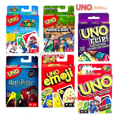 Bộ thẻ bài Uno - Trò chơi Card Game Vui Nhộn Cho Buổi Tiệc, Giải Trí Tối Thông Minh Tối Đa 10 Người Chơi