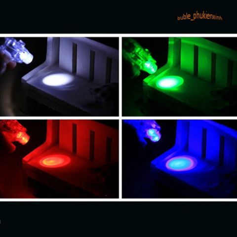 Nhẫn LED Phát Sáng Độc Đáo - Ngón Tay Ánh Sáng Laser Rực Rỡ Chơi Đêm, Đồ Chơi Tiệc Tùng, Thú Vị Cho Sinh Nhật và Các Buổi Hòa Nhạc
