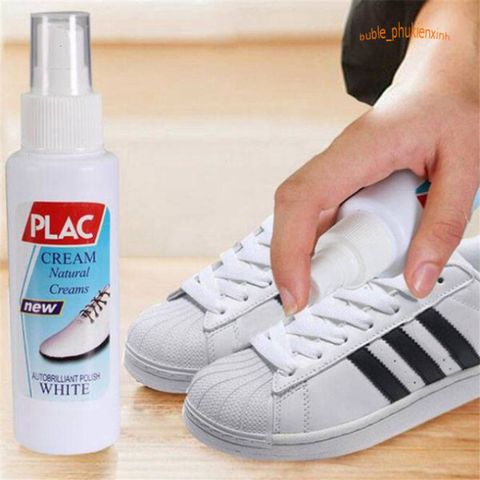 Chai Xịt Tẩy Vết Ố Giày Plac - Sản Phẩm Làm Trắng Hiệu Quả và An Toàn Cho Giày Dép, Túi Xách Sang Trọng