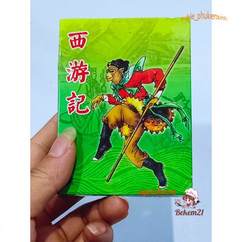 Bộ Bài Tây Du Ký Hộp Đựng - Bộ Poker Tôn Ngộ Không 54 Lá Anime Manga Độc Đáo, Dễ Thương, Quân Bài In 2 Mặt