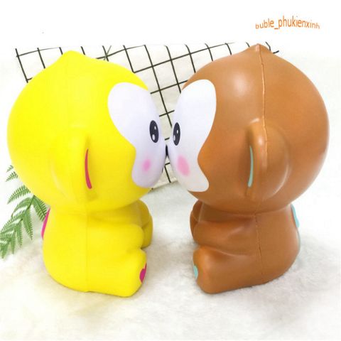 Đồ Chơi Squishy Hình Chú Khỉ Con Màu Nâu Khổng Lồ 30-40cm - Đáng Yêu và Thú Vị Cho Trẻ Em