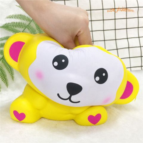 Đồ Chơi Squishy Hình Chú Khỉ Con Màu Nâu Khổng Lồ 30-40cm - Đáng Yêu và Thú Vị Cho Trẻ Em