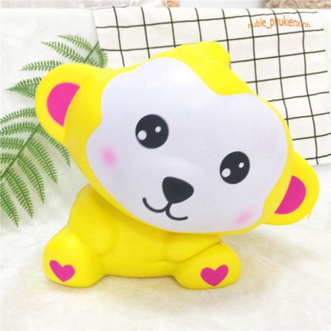 Đồ Chơi Squishy Hình Chú Khỉ Con Màu Nâu Khổng Lồ 30-40cm - Đáng Yêu và Thú Vị Cho Trẻ Em